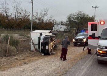 El accidente ocurrió a la altura del lienzo charro.
