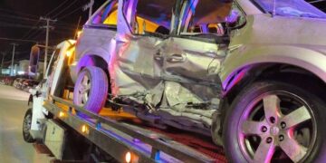 Identifican a responsable de choque en Los Montes; será citado por la autoridad.