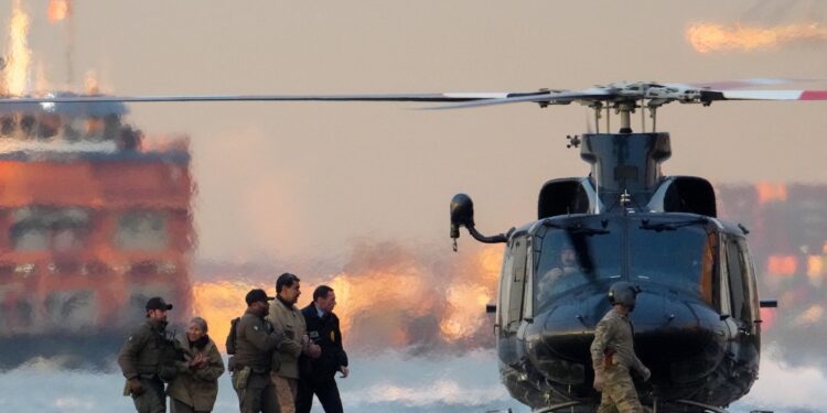 Maduro y su esposa llegaron a tribunal de Manhattan bajo fuerte operativo de seguridad.