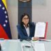 Delcy Rodríguez denuncia “secuestro ilegal” del presidente Maduro.