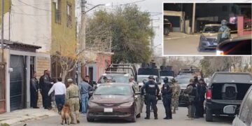 Operativo conjunto deja dos cateos por presunta venta de droga.