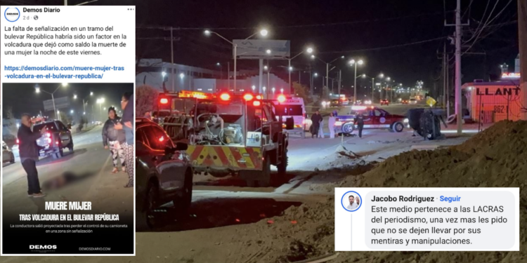 Jacobo contradice reacción inicial tras accidente mortal y ahora admite falta de señalamientos.