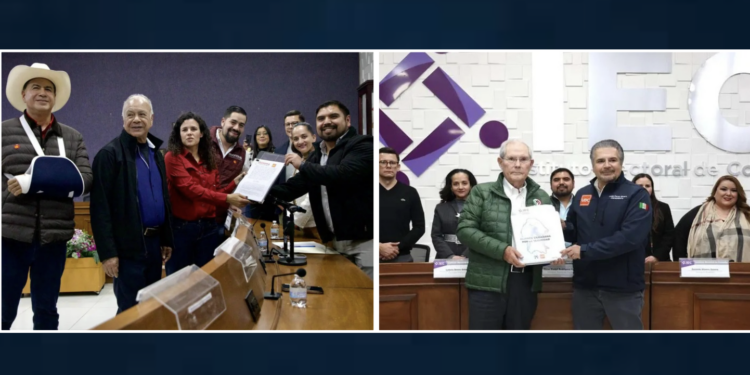 Morena-PT y PRI-UDC sellan alianzas para el Congreso de Coahuila.