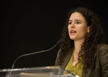 Luisa María Alcalde, presidenta nacional de Morena.
