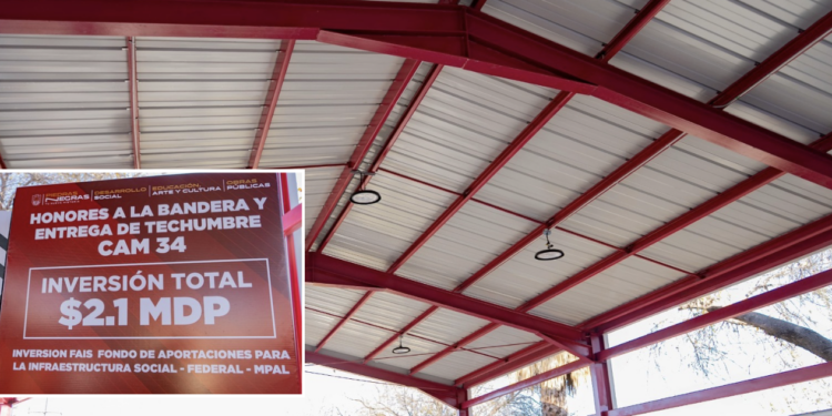 Jacobo culpa al ICIFED por retrasos en obras en escuelas. Hoy entregó techumbre de más de 2 millones de pesos.