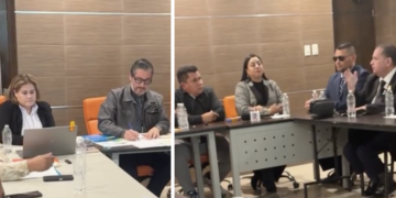 Regidores y directivos de Simas sostuvieron una reunión que concluyó en un ambiente de tensión.