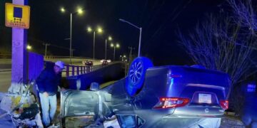 El accidente se registró en el libramiento República.