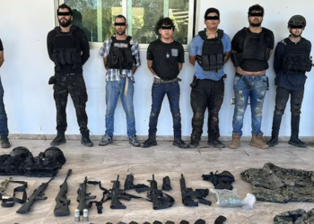 Elementos de la Marina mantienen operativo en la zona rural de Culiacán.