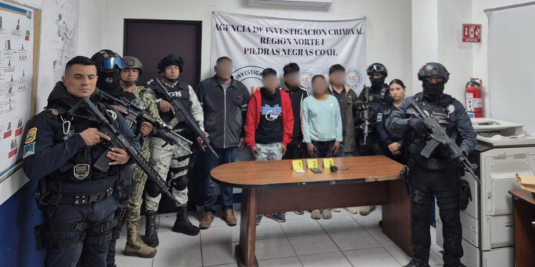 Detenidos en operativos federales.