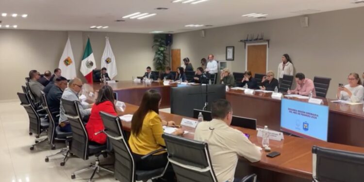 Regidores durante la sesión ordinaria celebrada el 24 de febrero.