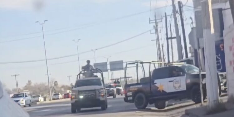 Autoridades realizaron un cateo en un domicilio de la colonia Privada Blanca.