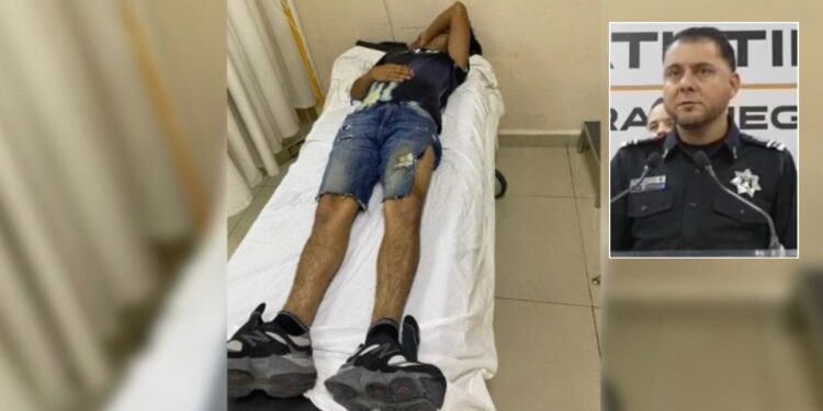 La víctima declaró que fue golpeado por varios policías hasta perder el conocimiento. 