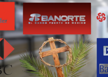 Sucursales bancarias suspenderán atención durante jueves y viernes de Semana Santa.