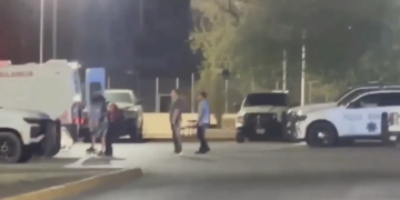 Sergio Iván, de 20 años, fue hospitalizado tras presentar lesiones.