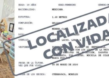Autoridades desactivaron la ficha de búsqueda tras confirmar que la estudiante fue localizada con vida.