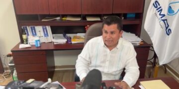 SIMAS suspendió el suministro de agua en la Presidencia Municipal por un adeudo superior a 2 millones de pesos.