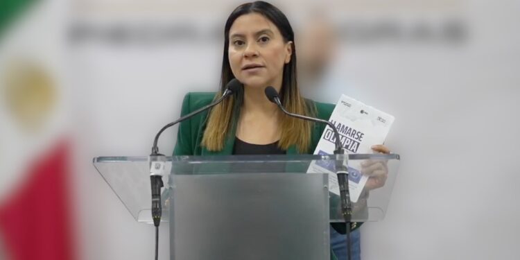 Olimpia Coral Melo participó en actividades previas al Día Internacional de la Mujer en Piedras Negras.