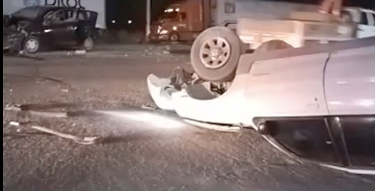 Accidente en la carretera 57 dejó varios lesionados, entre ellos un menor.