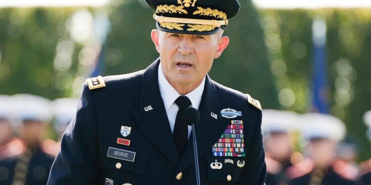 Randy George fue relevado del mando del Ejército en medio del conflicto internacional.