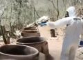 Autoridades federales aseguraron droga sintética, químicos y equipo utilizado en laboratorios clandestinos de Sinaloa.