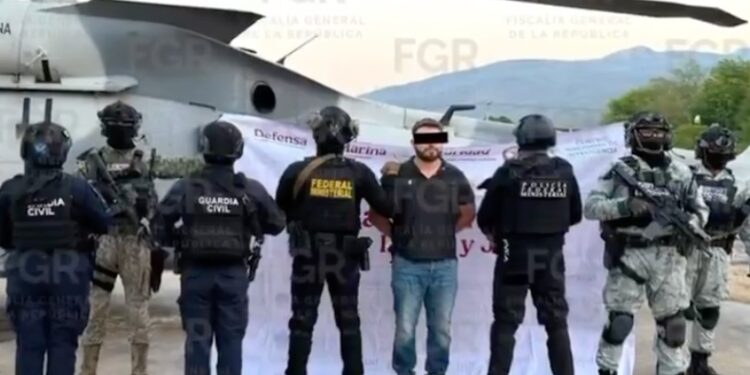 Asegura FGR a presunto integrante de organización criminal trasnacional.