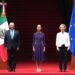 La presidenta Claudia Sheinbaum recibió en Palacio Nacional a Ursula von der Leyen y a António Costa durante la cumbre entre México y la Unión Europea.