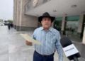 Mauricio Salazar presentó un escrito ante autoridades estatales.