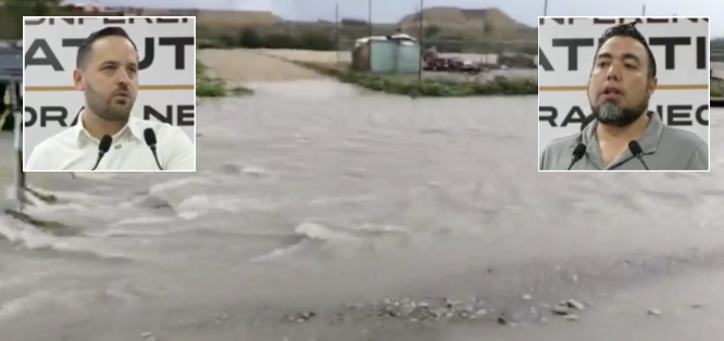 Director de Obras Públicas reconoció que el nuevo fraccionamiento “El Álamo” se ubica sobre un cauce natural de agua.