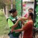 Karla Lucio recorrió mercados, áreas comerciales y colonias de Piedras Negras. 