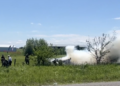 Autoridades militares investigan las causas del accidente.