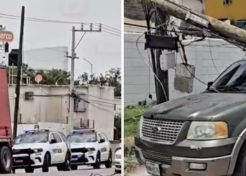 El conductor del tráiler fue localizado luego de retirarse del lugar del accidente.