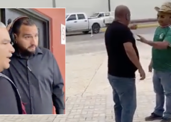 Funcionarios municipales fueron observados sin intervenir durante una confrontación.