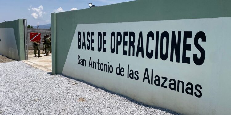 Entra en operación nuevo cuartel del Ejército en la Sierra de Arteaga, en Coahuila.