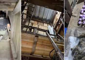 Reportan el hallazgo de un narcotúnel en la frontera entre Tijuana y San Diego.