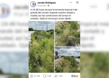 De exigir limpieza de arroyos a culpar a otros: exhiben contradicciones de Jacobo tras inundaciones.