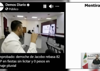 Entre insultos a Demos, Jacobo rechaza críticas por fiestas, drenajes y pavimentación.