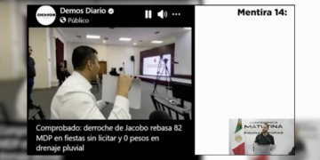Entre insultos a Demos, Jacobo rechaza críticas por fiestas, drenajes y pavimentación.