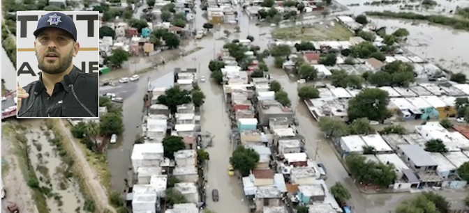 Las lluvias registradas esta semana volvieron a exhibir la falta de infraestructura pluvial en Piedras Negras.