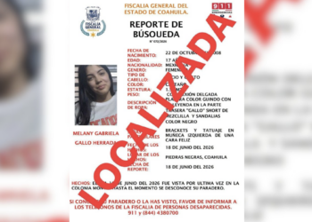 Concluye Fiscalía búsqueda de menor desaparecida en la colonia Montes.