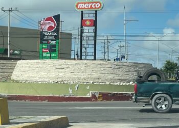 La demolición de la fuente-rotonda del Ejido Piedras Negras permanece sin fecha definida.