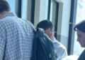 Abogados de la defensa llegaron a temprana hora.