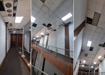 Tras temporada de graduaciones, exhiben daños en Teatro José Manuel Maldonado.