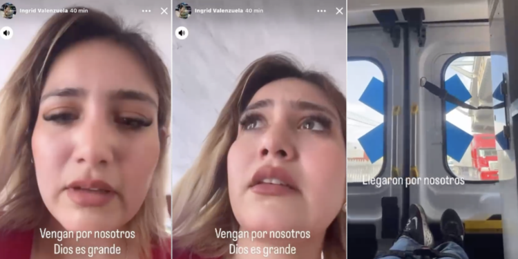 Ingrid Valenzuela publicó videos en sus redes sociales.