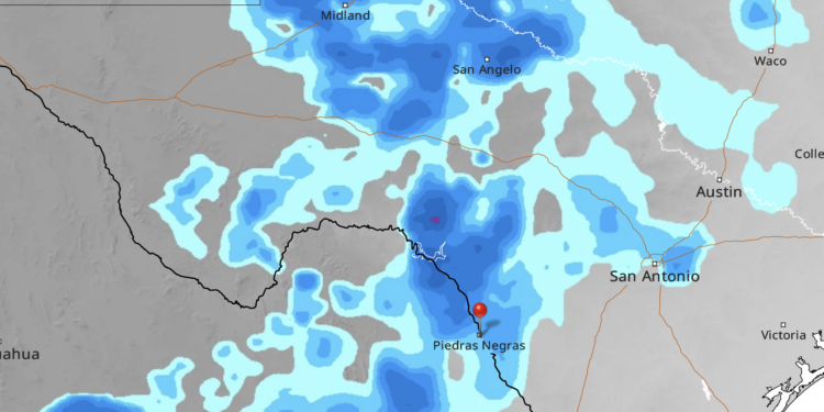 Pronostican lluvias y tormentas para Piedras Negras a partir de esta noche.
