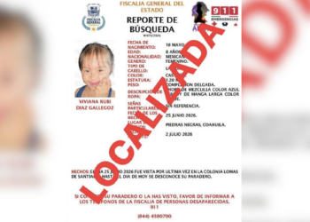 Encuentran a Viviana Rubí; queda bajo resguardo de la PRONNIF.