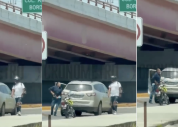 Reconoce Policía que investigó caso de conductor armado hasta que video se hizo viral.