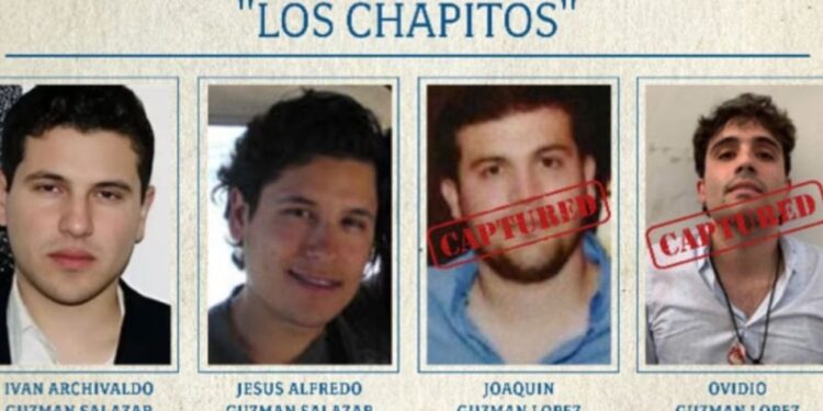 Mantiene Estados Unidos búsqueda de dos hijos de "El Chapo" con recompensa millonaria.