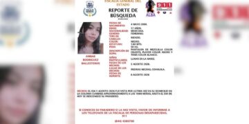 Piden apoyo ciudadano para localizar a joven de 17 años desaparecida en Piedras Negras.