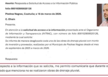 Convoca Jacobo a debatir drenaje, pero persisten El Álamo y el estudio oculto del muro de Ferromex.