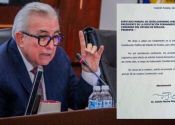 Rocha Moya apenas permaneció 34 horas en el cargo tras regresar de una licencia de 112 días.